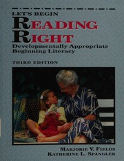 Cover of Let's begin reading right by Marjorie Vannoy Fields
