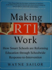 Cover of Making RTI work by Wayne Sailor