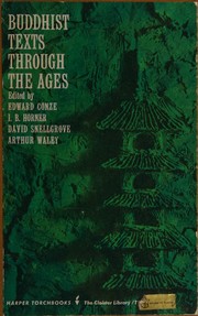 Front cover of Buddhist texts through the ages by Edward Conze