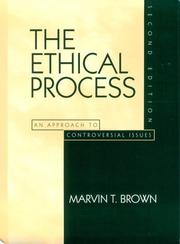 Cover of The Ethical Process by Marvin T. Brown