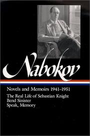 Front cover of Novels and memoirs, 1941-1951 by Vladimir Nabokov