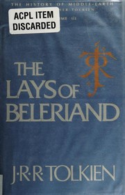 Cover of The Lays of Beleriand by J.R.R. Tolkien