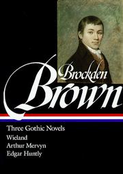 Cover of Novels by Charles Brockden Brown