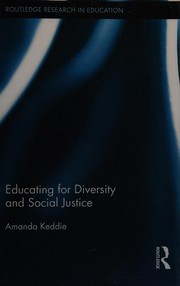 Front cover of Educating for diversity and social justice by Amanda Keddie