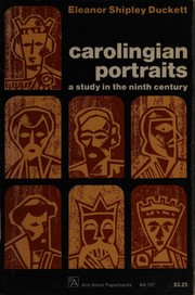 Cover of Carolingian portraits by Eleanor Shipley Duckett