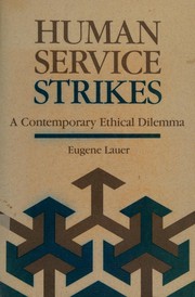 Cover of Human service strikes by Eugene F. Lauer