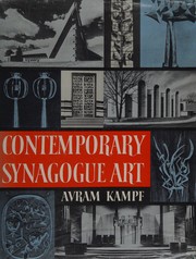 Cover of Contemporary synagogue art by Avram Kampf
