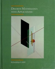 Cover of Discrete Mathematics with Applications by Susanna S. Epp