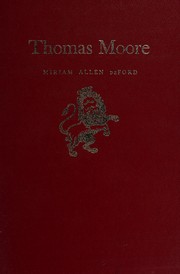 Cover of Thomas Moore by Miriam Allen De Ford