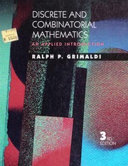 Cover of Discrete and combinatorial mathematics by Ralph P. Grimaldi