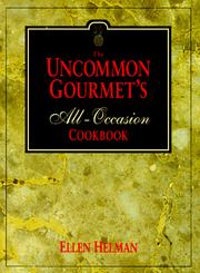 Front cover of The uncommon gourmet's all-occasion cookbook by Ellen Helman