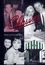 Front cover of Chasen's, where Hollywood dined by Betty Goodwin