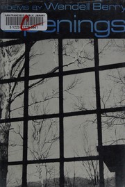 Cover of Openings by Wendell Berry