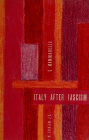 Front cover of Italy after fascism by Giuseppe Mammarella