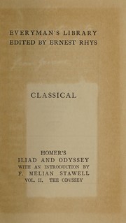Front cover of The Odyssey of Homer by Όμηρος