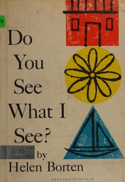 Front cover of Do you see what I see? by Helen Borten