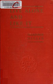 Front cover of Live alone and like it by Marjorie Hillis Roulston