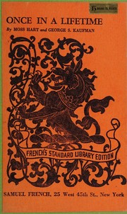 Cover of Once in a lifetime by Moss Hart