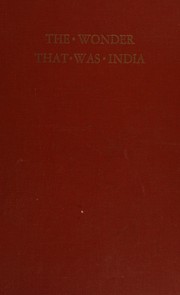 Front cover of The wonder that was India by Basham, A. L.