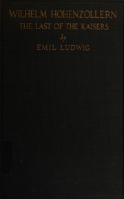 Cover of Wilhelm der Zweite by Emil Ludwig