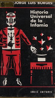 Front cover of Historia universal de la infamia by Jorge Luis Borges