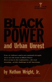 Cover of Black power and urban unrest by Nathan Wright
