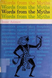 Front cover of Words from the Myths by Isaac Asimov