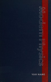 Cover of Modern physics by Frederick Warren Van Name Jr.