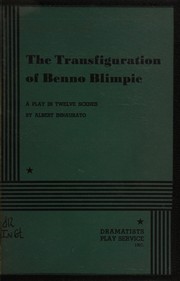 Front cover of The transfiguration of Benno Blimpie by Albert Innaurato
