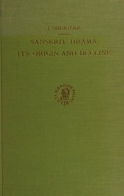 Front cover of Sanskrit drama by Indu Shekhar