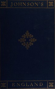 Front cover of Johnson's England by Arthur Stanley Turberville