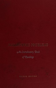 Cover of Philosophic problems by Maurice Mandelbaum