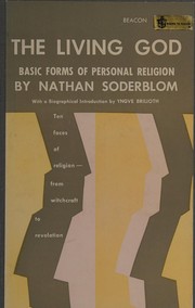 Front cover of The living God by Nathan Söderblom