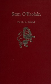 Cover of Sean O'Faolain by Paul A. Doyle