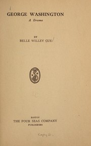 Cover of George Washington by Belle Willey Gue