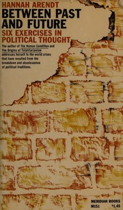 Cover of Between past and future by Hannah Arendt