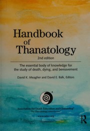 Front cover of Handbook of thanatology by David K. Meagher