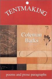 Cover of Tentmaking by Coleman Barks