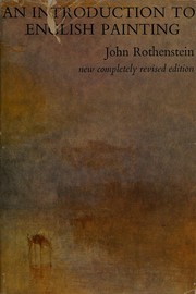 Cover of An introduction to English painting by Sir John Rothenstein
