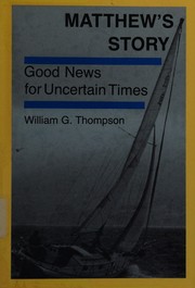 Cover of Matthew's story by Thompson, William G.