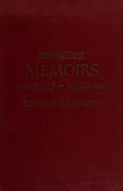 Front cover of Memoirs, 1925-1950 by George Frost Kennan