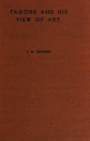 Front cover of Tagore and his view of art by L. H. Tengshe