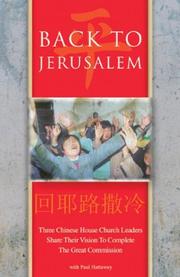Cover of Back to Jerusalem by Paul Hattaway