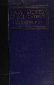 Front cover of Great stories of all nations by Maxim Lieber