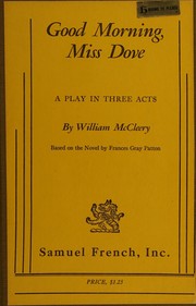 Front cover of Good morning, Miss Dove by William McCleery