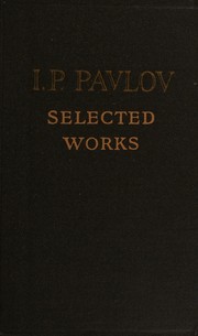 Cover of Selected works by Ivan Petrovich Pavlov