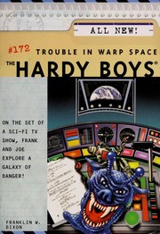 Front cover of Trouble in Warp Space by Franklin W. Dixon