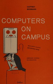 Cover of Computers on campus by John Caffrey