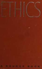 Cover of Ethics, a source book by Oliver A. Johnson