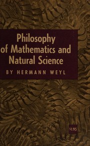 Front cover of Philosophy of mathematics and natural science by Hermann Weyl